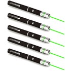 5pcs Aluminium 900 Miles 532nm Green Laser Pointer Pen Visible Beam Light Lazer