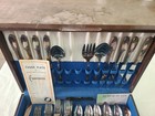 Vintage Tudor Plate Oneida Community Silver-plated Flatware Set - 53 Pcs  used 