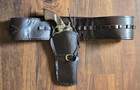 Gonher Civil War Classic Colt Navy Style Silver Diecast Cap Gun 88 With Holster