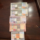 Kuwait 5th Issue Banknote Lot  Crisp Unc  two 20s  10  5  1 4 Dinar  1994 Series