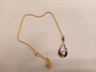 Vintage Sterling Silver 925 Two Tone Pearl Necklace