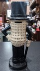 Cast Iron Mr  Peanut Piggy Bank Excellent Condition 10  Tall X 5  Wide