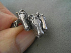 Three Well-crafted Southwest 3d Horse Heads Sterling Silver Ring Size 8