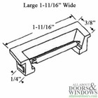 Weep Hole Cover With Flap  Snaps Into Hole - Choose Color