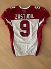 final Game  Dave Zastudil Game Used Worn Cardinals Nfl Jersey 10 05 2014