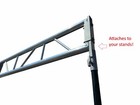 15ft  Length Ibeam Aluminum Lighting Trussing Truss 2  Tubing W adapt  550lb Cap