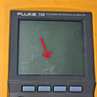 Fluke 743 Documenting Process Calibrator Untested No Battery No Power Adapter