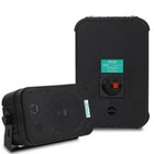 Pyle Home Audio Pdwr40b New 5 25  Indoor Outdoor Waterproof Speakers Black