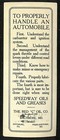Very Scarce Red  c  Oil Speedway Charley Rouss Winchester  Va Bookmark Tradecard