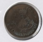 Coin Upper Canada 1 2 Penny Token 1854 Kmtn2