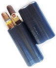 Cigar Travel Humidor Crush Proof Tube W Humidifier 70 Ring X 8  Holds 2 Stogies