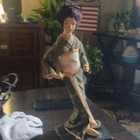 Japanese Geisha Kimono Doll Figurine On Base  Ownership History Not Available