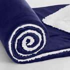 Sherpa Fleece Blanket Warm Reversible Throw Bedding Blankets All Size Coverlet