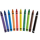 Trailmaker   12ct 10-packs Bulk Crayons Washable Beeswax Bright Color Multicolor