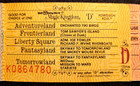 Disney Ticket Book 10 Adventure A Thru E Attraction Walt Disney World 1978