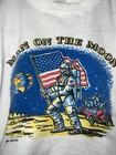 Vintage 1960 s Nasa Man On The Moon Kids Toddlers Vacation Souvenir Shirt   