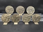 78th-84th  7  State Fair Of Oklahoma 1984-1990 Bronze 2 3 4  Medallion Medal 