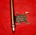 1933 Large Key Century Of Progress World s Fair - Free Shipping