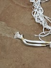 Us Army Parachute Reserve Pilot Chute 4    Canopy Cut Cords Military Load White