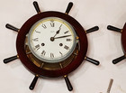 Schatz Ship s Bell Wall Clock 8-day  Key-wind And Matching Barometer Set