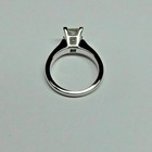 2 Ct Princess Cut Solitaire Diamond 14k White Gold Finish Engagement Ring Size 7