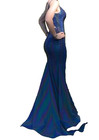 Ellie Wilde Holographic Prom formal Dress Junior Women   s Size 0