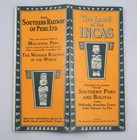 Vintage Railroad Travel Brochure Land Of Incas Southern Railway Of Peru Bolivia