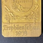 1  Preis Troph  enschau 1933 Deutscher J  gerbund  Wien Hunting Award Plaque