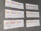 Vintage 1967 Lot Of 6 Shell Oil Change Stickers Gas Oil Advertising 