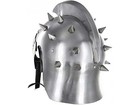 Medieval Warrior Gladiator Roman Spiked Helmet Functional 18g Polish Steel Armor