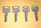 Four Keys For Corvette Camaro Nova Chevelle 1972 1976 1980 1987 Oem Key Gm