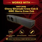 Qpower Dual 8  Sub Box - Chevy Silverado Crew Cab  Gmc Sierra Crew Cab 2007-2026