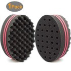 Small Holes Hair Sponge For Twists And Dreads Barber Afro Wave Nappy Sponge B   
