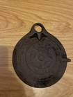Vtg Antique Cast Iron Wood Stove Heater  Part Cover Lid Door Star 6   