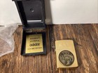 Vintage 1992 Brass Zippo Lighter Camel Beast Emblem With Engraved Kay