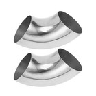  2pcs 90 Degree Mandrel Bend Elbow Car Exhaust Pipe Tubing Piping 3  Inch 3  Od