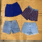 Lot Of 11 Vintage Denim Shorts Klein 90s Y2k Womens Route 66 Arizona Rockies