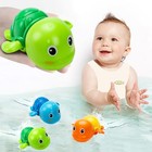 Bath Toys  Cute Swimming Turtle Baby Bath Toys For Toddler 1-3  Green Turtle