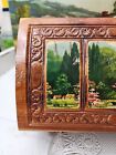Vintage Handcrafted Wood Cedar Keepsake Box 1950   s 