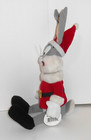 1997 Vintage Looney Tunes 12  Bugs Bunny Santa Plush From Russell Stover Nos