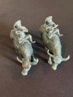 Antique Or Vintage Chinese Man Riding On A Ox Or Yak Farm Animal Asian Artwork