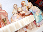 1957 Goebel Sacrart Last Supper Figurine Jesus W disciples W Germany  R Unger
