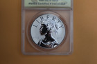 2017-p Reverse Proof American Liberty Silver Medal 1oz Anacs Pf70 Fdi - Toning