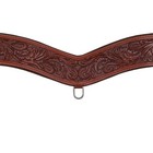 Showman Floral Tooled Tripping Collar