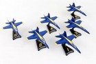 Postage Stamp  psba001  Us Navy F a-18c  blue Angels  1 150 Scale 6 Pc Gift Set