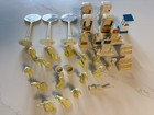 Vtg Marx Gas Service Station Playset Accessories 32 Piece Allstate Hi-test 1950s