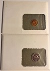 1966 Canada Uncirculated Cent And Nickel 1st Day Of Issue - 2 Coins