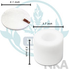 2 Sets Foam   Felt Filters Kit For Shark Rotator Powered Lift-away Nv650 True Pe