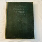 Rand Mcnally Commercial Atlas Of America 52nd Edition 1921 Huge Book 21x15  Fair