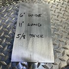 Aluminum 6  X 5 8  X 11   Long 6061 Flat Bar Stock 6061 Mill Stock  4